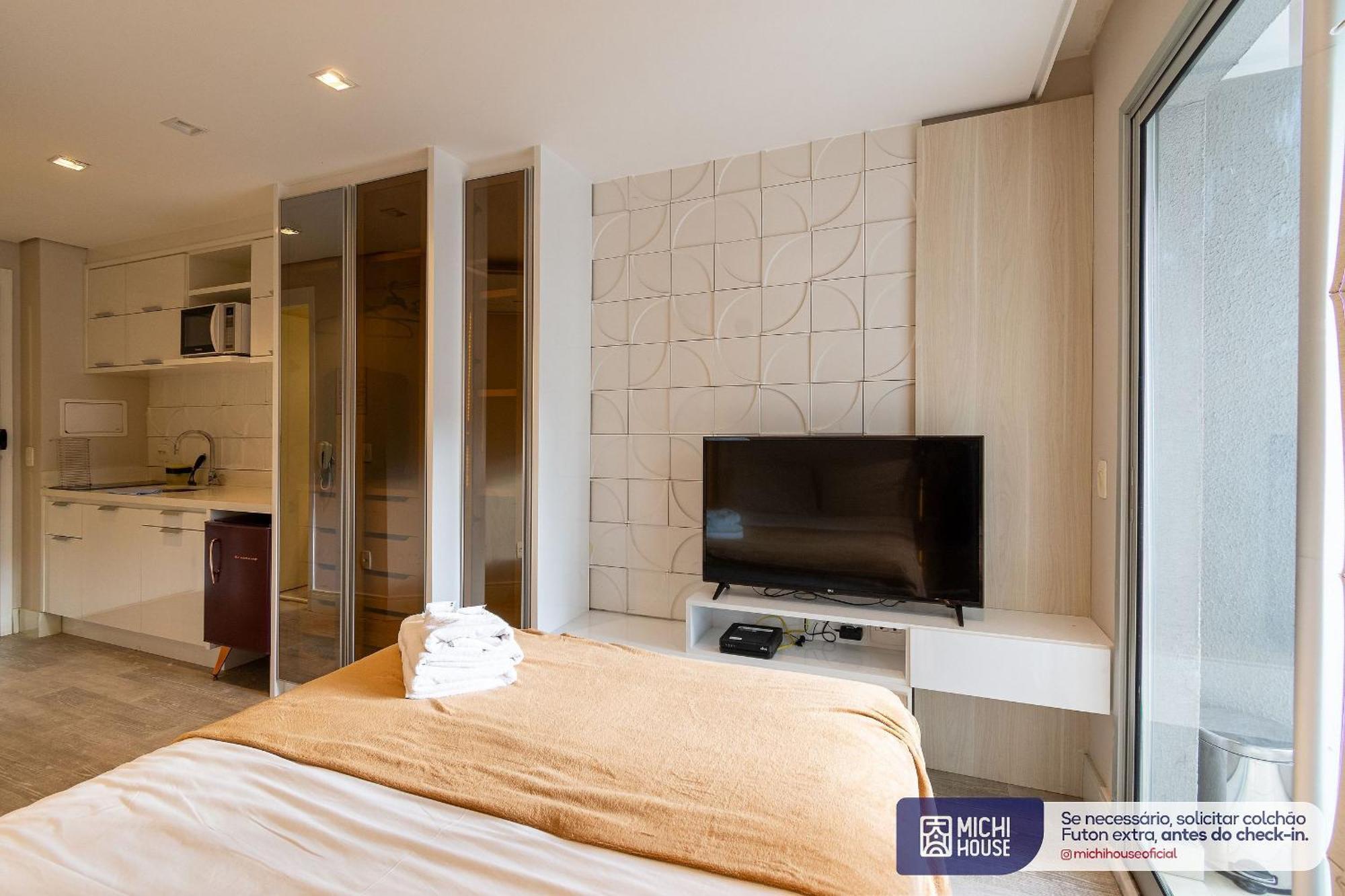 Apartamento Charmoso Studio Expo Cn Ac/Wf/Com Garagem *