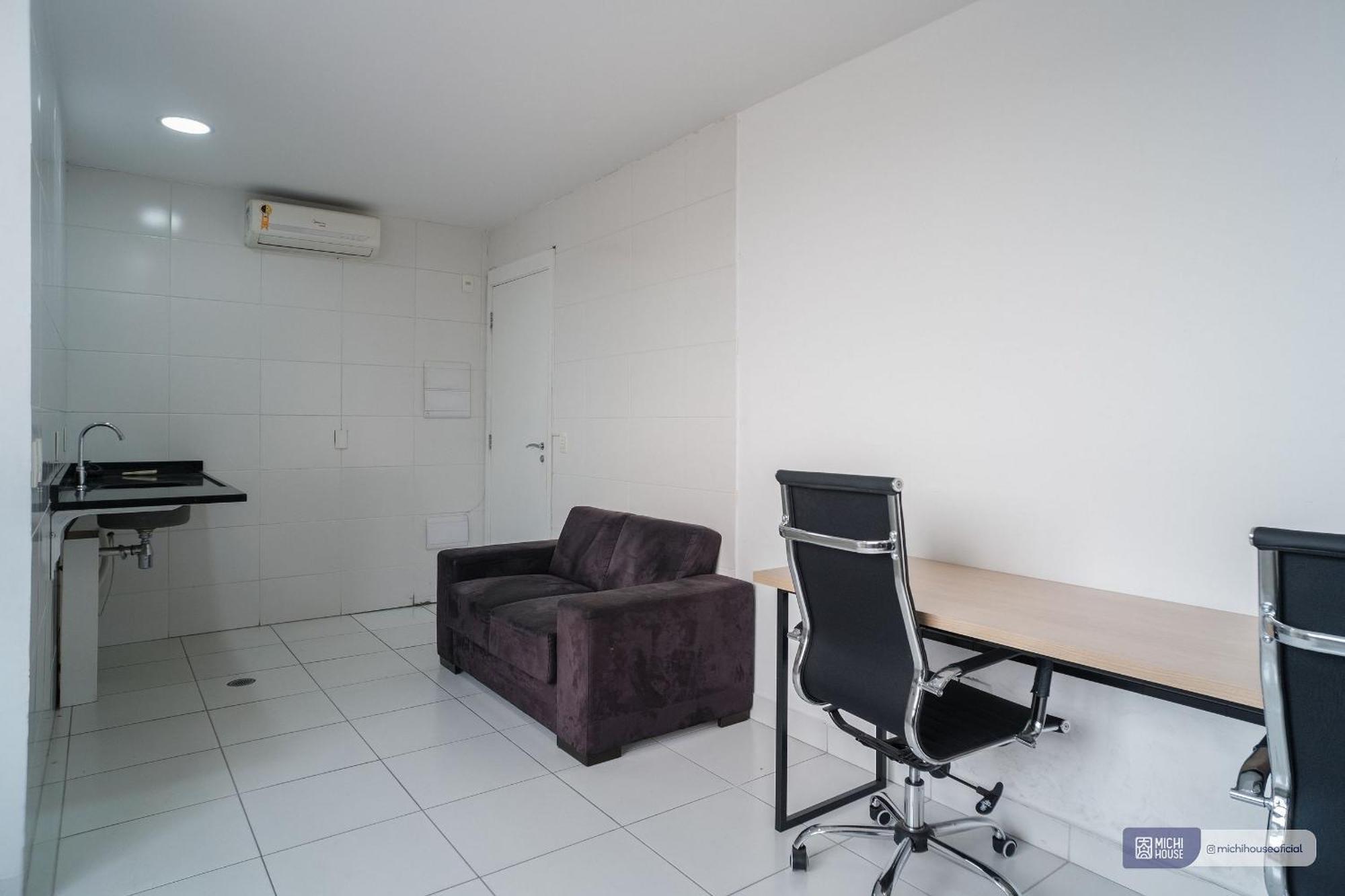 Charmoso Studio Expo Cn Ac/Wf/Com Garagem Apartamento *